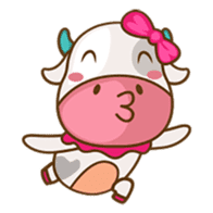 Mira the sweet cow sticker #6199483