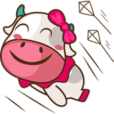 Mira the sweet cow sticker #6199486