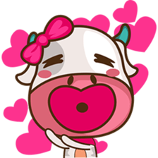 Mira the sweet cow sticker #6199488