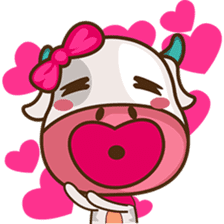 Mira the sweet cow sticker #6199488