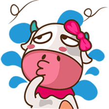 Mira the sweet cow sticker #6199492