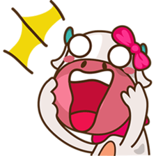 Mira the sweet cow sticker #6199496