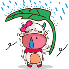 Mira the sweet cow sticker #6199497