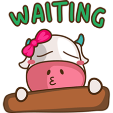 Mira the sweet cow sticker #6199501