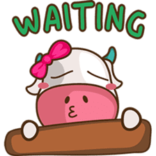 Mira the sweet cow sticker #6199501