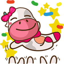 Mira the sweet cow sticker #6199503