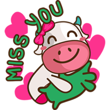 Mira the sweet cow sticker #6199507