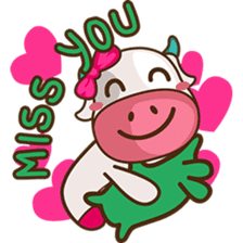 Mira the sweet cow sticker #6199507