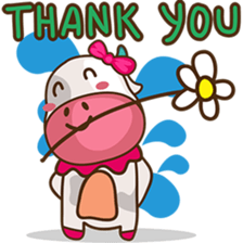 Mira the sweet cow sticker #6199510