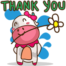 Mira the sweet cow sticker #6199510