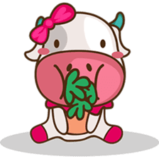 Mira the sweet cow sticker #6199511