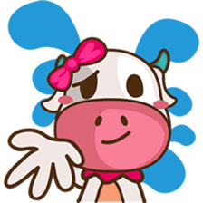 Mira the sweet cow sticker #6199512