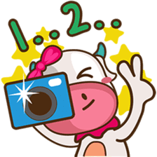 Mira the sweet cow sticker #6199516