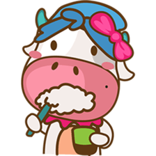 Mira the sweet cow sticker #6199518