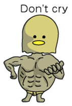 Chickman & chick English version sticker #6199806