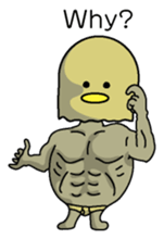 Chickman & chick English version sticker #6199816