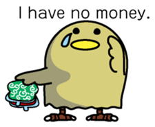 Chickman & chick English version sticker #6199824