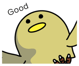 Chickman & chick English version sticker #6199829