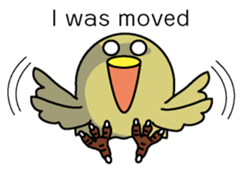 Chickman & chick English version sticker #6199833