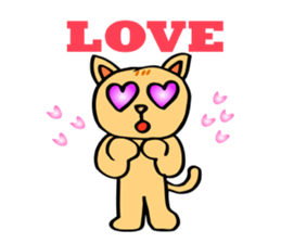 The funky cat ! sticker #6200160