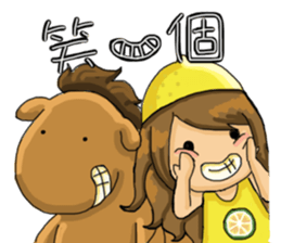 Lemon & animals sticker #6200203