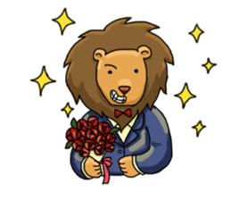 Lemon & animals sticker #6200206