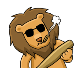 Lemon & animals sticker #6200214