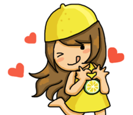 Lemon & animals sticker #6200222