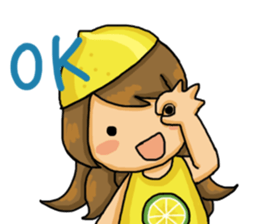 Lemon & animals sticker #6200231