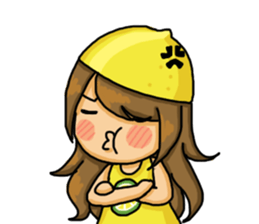 Lemon & animals sticker #6200234