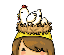 Lemon & animals sticker #6200237