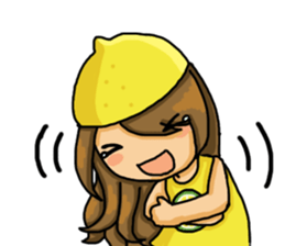 Lemon & animals sticker #6200238
