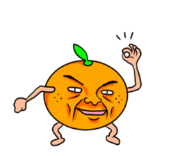 Middle-aged man of oranges sticker #6201400