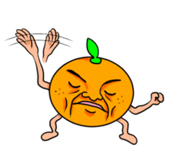Middle-aged man of oranges sticker #6201401