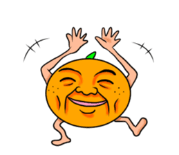 Middle-aged man of oranges sticker #6201403