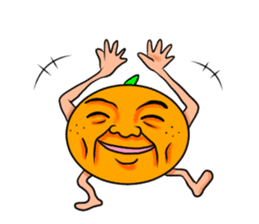 Middle-aged man of oranges sticker #6201403