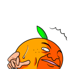 Middle-aged man of oranges sticker #6201413