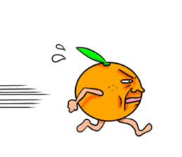 Middle-aged man of oranges sticker #6201419