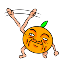 Middle-aged man of oranges sticker #6201426