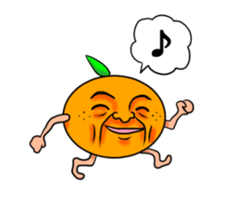 Middle-aged man of oranges sticker #6201431