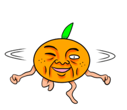 Middle-aged man of oranges sticker #6201437