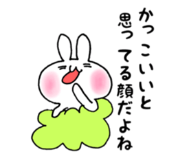 Cloud and rabbit-Breakage sticker #6201578