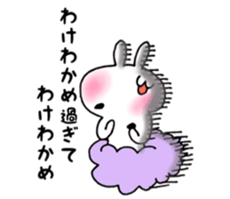 Cloud and rabbit-Breakage sticker #6201580