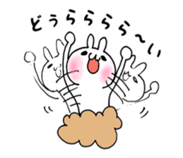 Cloud and rabbit-Breakage sticker #6201583