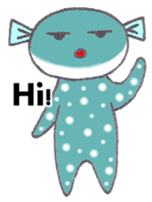 Lucky fish Fuguchan sticker #6201800