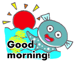 Lucky fish Fuguchan sticker #6201807