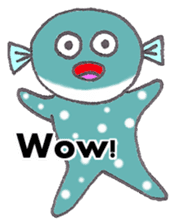 Lucky fish Fuguchan sticker #6201813