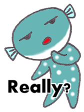 Lucky fish Fuguchan sticker #6201818