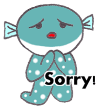 Lucky fish Fuguchan sticker #6201819