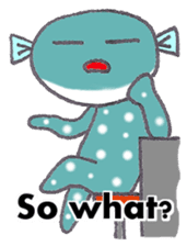 Lucky fish Fuguchan sticker #6201825